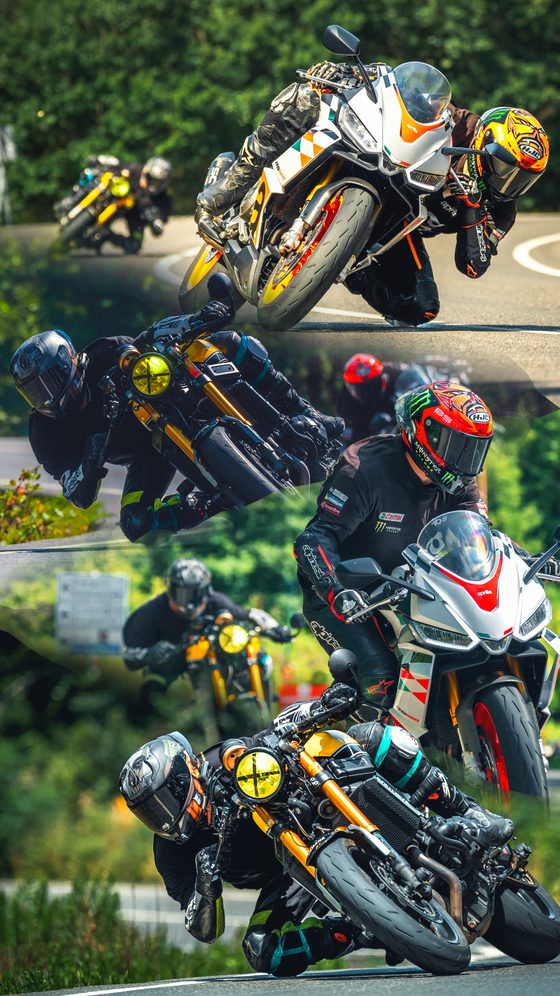 Collage of motorcycle photos made with Collage Maker
