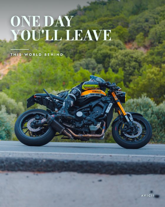 Motorcycle photo color-graded with Color Grade
